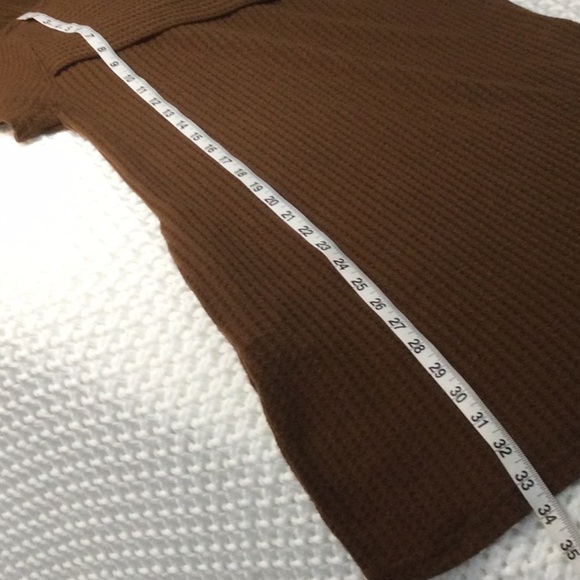 Remixmess Waffle Knit Mini Dress Short Sleeve Size S - Picture 9 of 9